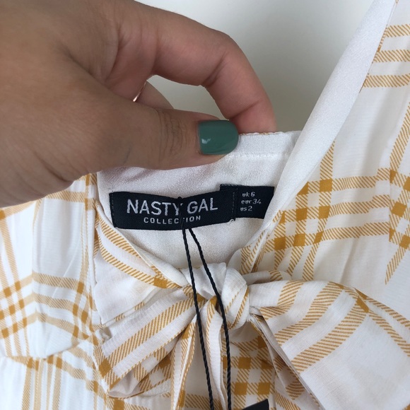 NWT Nasty Gal ‘Checked yourself’ dress size 2 - Picture 6 of 8
